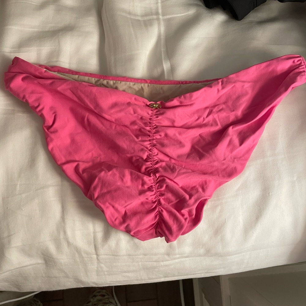 Pq swim pink bikini bottoms